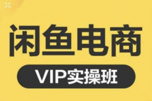魚客·閑魚電商零基礎(chǔ)入門到進(jìn)階VIP實(shí)戰(zhàn)課程，幫助你掌握閑魚電商所需的各項(xiàng)技能