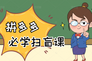 拼多多商家開店入門必學，0基礎新手小白掃盲課（58節視頻課程）