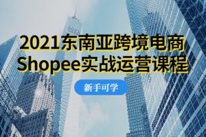 2021東南亞跨境電商Shopee實戰運營課程，0基礎、0經驗、0投資的副業項目