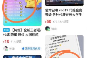 游戲代練項(xiàng)目，一單賺幾十，簡單做個中介也能日入500+【渠道+教程】
