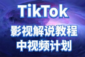 外面收費(fèi)2980元的TikTok影視解說、中視頻教程