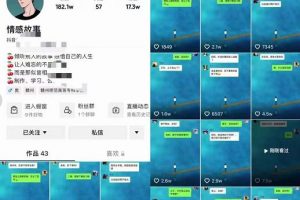 情感故事對話號教學，手機操作，吸粉能力超強的起號思路，值得學習