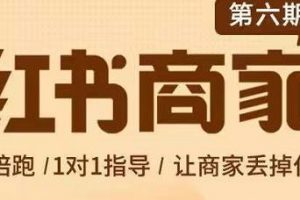 賈真-小紅書商家營第6期商家版，21天帶貨陪跑課，讓商家丟掉付流量