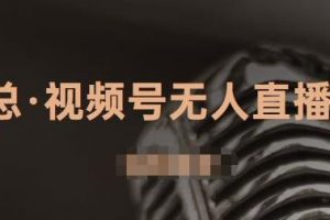 J總·視頻號無人直播帶貨，有微信就可以做，可以批量【視頻課程】