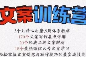 龍小天《文案訓練營》全面系統解決文案寫作難題！