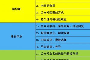 米辣微課·藍海公眾號項目訓練營，手把手教你實操運營公眾號和小程序變現