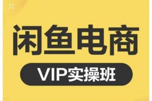 魚客·閑魚電商零基礎入門到進階VIP實戰課程，幫助你掌握閑魚電商所需的各項技能