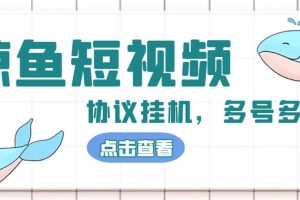 單號300 鯨魚短視頻協議掛機全網首發 多號無限做號獨家項目打金(多號協議 教程)
