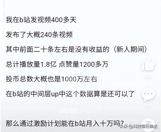 b站—百萬播放量多少錢B站一百萬播放量多少錢插圖1 b站—百萬播放量多少錢B站一百萬播放量多少錢插圖1