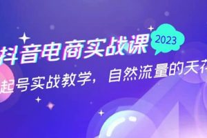 抖音電商實戰課：0粉起號實戰教學，自然流量的天花板（2月19最新）
