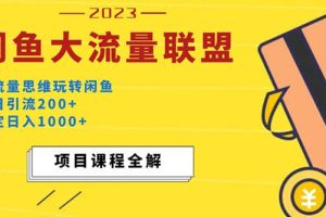 價值1980最新閑魚大流量聯盟玩法