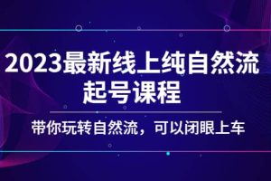 2023最新線上純自然流起號課程，帶你玩轉自然流，可以閉眼上車