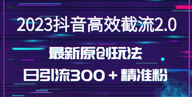 日引300＋創業粉，獨家抖音高效截流2.0玩法（價值1280）插圖