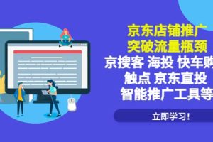 京東店鋪推廣：突破流量瓶頸，京搜客海投快車購物觸點京東直投智能推廣工具
