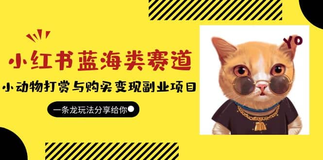 小紅書藍海類賽道：小動物打賞與購買變現副業項目，一條龍玩法分享給你插圖