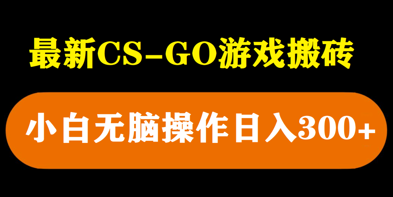 最新csgo游戲搬磚游戲，無需掛機(jī)小白無腦也能日入300插圖