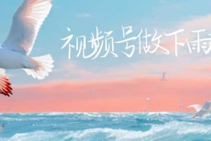 視頻號(hào)做下雨視頻一個(gè)賬號(hào)一周漲粉10W 年入100w
