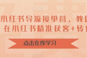 16天-小紅書 導流接單營，教你引爆流量，在小紅書精準獲客 轉化成交