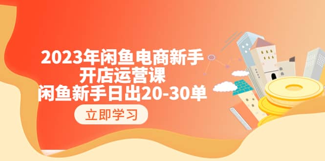 2023年閑魚電商新手開(kāi)店運(yùn)營(yíng)課：閑魚新手日出20-30單（18節(jié)-實(shí)戰(zhàn)干貨）插圖