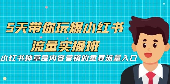 5天帶你玩爆小紅書流量實操班，小紅書種草是內容營銷的重要流量入口插圖