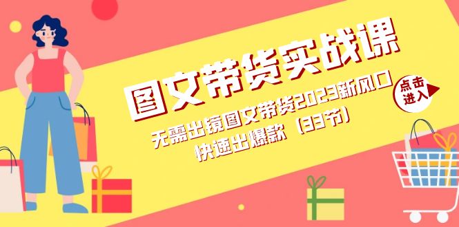 圖文帶貨實戰課：無需出鏡圖文帶貨2023新風口，快速出爆款（33節）插圖