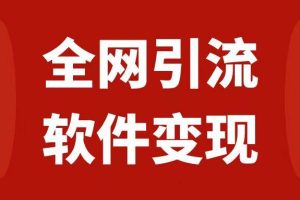 全網引流，軟件虛擬資源變現項目，日入1000＋