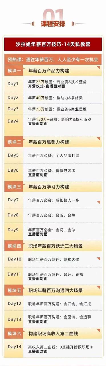 通往百萬年薪之路·陪跑訓練營：職場外掛/年薪百萬技巧/職業規劃定制/等等插圖1