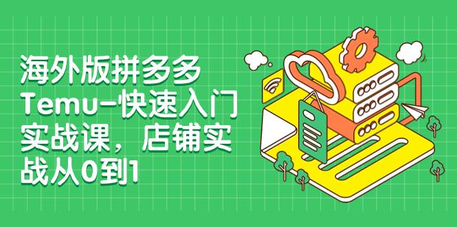 海外版拼多多Temu-快速入門實戰課，店鋪實戰從0到1（12節課）插圖