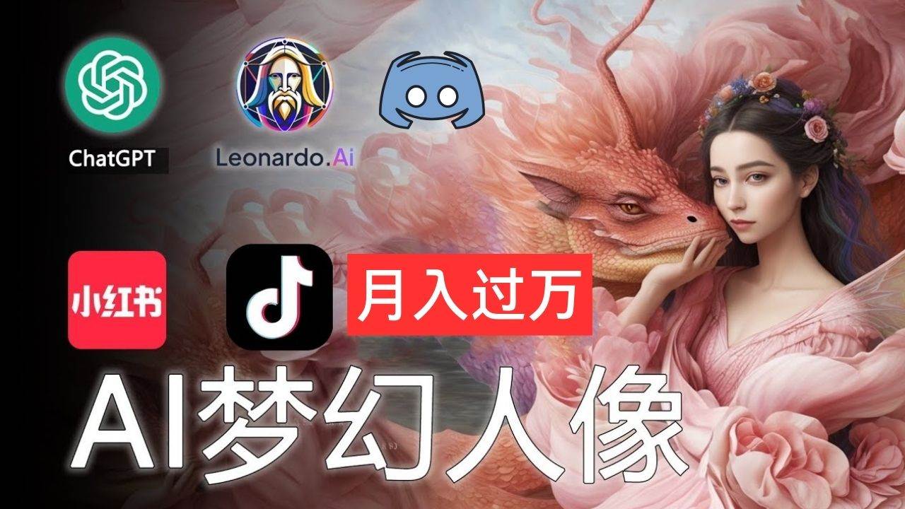 AI攝影夢幻人像：零基礎(chǔ)也能月入過萬的秘密插圖