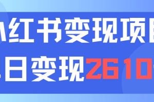 利用小紅書賣資料單日引流150人當日變現2610元小白可實操（教程+資料）