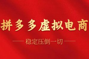 拼多多虛擬電商，單人操作10家店，單店日盈利100+