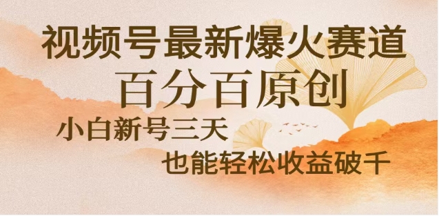 視頻號獨家玩法，老年養生賽道，無腦搬運爆款視頻，日入2000+