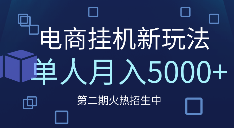 電商平臺(tái)掛機(jī)新玩法，單人月入5000+攻略