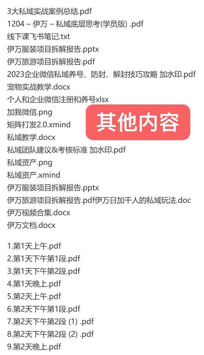 私域收費(fèi)課程筆記：線下課錄音 飛書筆記和文檔PPt，私域必看！插圖1