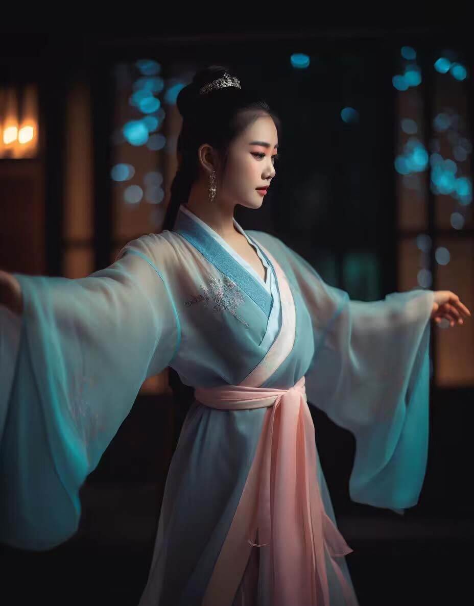 Midjourney關鍵詞-AI生成中國風古裝漢服美女人像提示關鍵詞插圖9