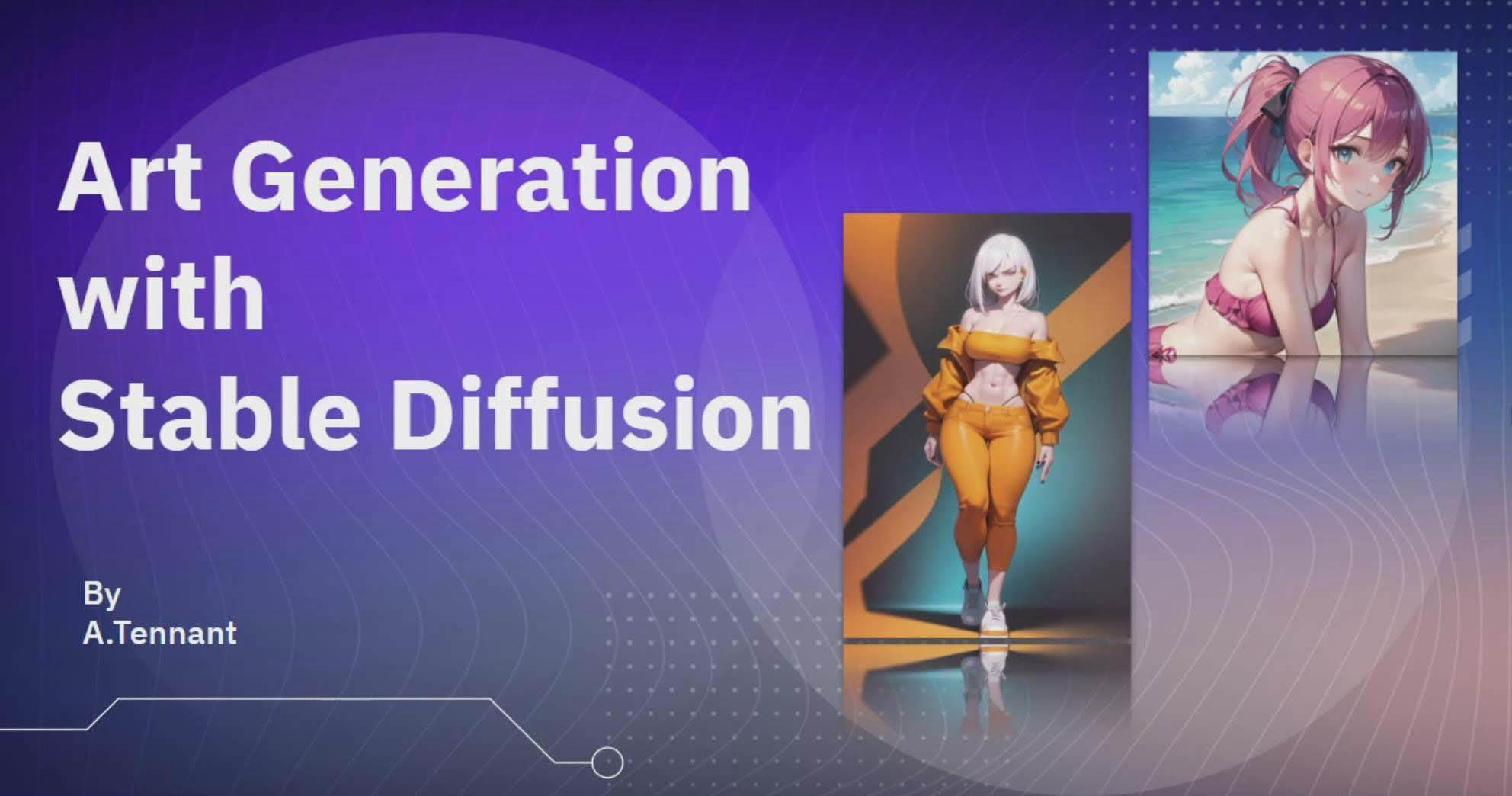 利用Stable Diffusion AI人工智能生成動(dòng)漫藝術(shù)分步教程-14節(jié)課-中英字幕插圖1