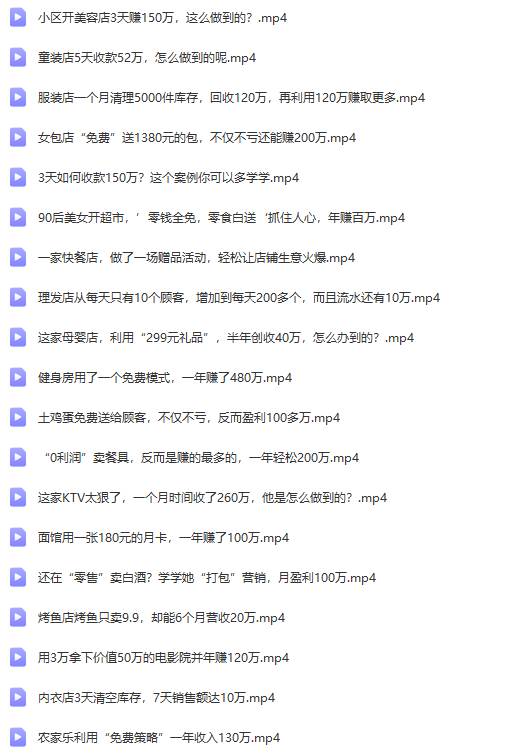 真實有效391套商業模式，年入幾十到幾百萬案例解析（電子書+視頻+圖文）插圖8