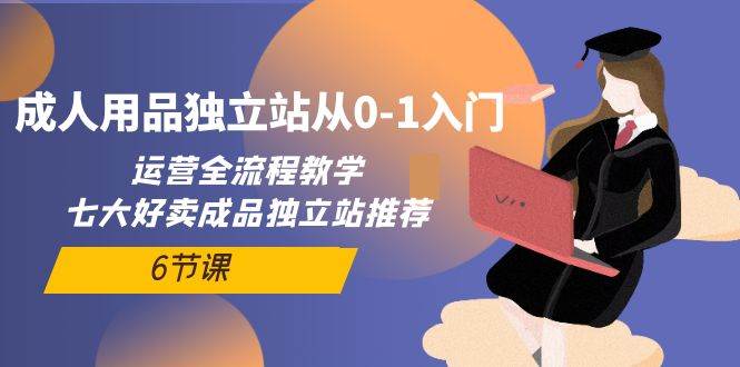 成人用品獨立站從0-1入門，運營全流程教學(xué)，七大好賣成品獨立站推薦-6節(jié)課