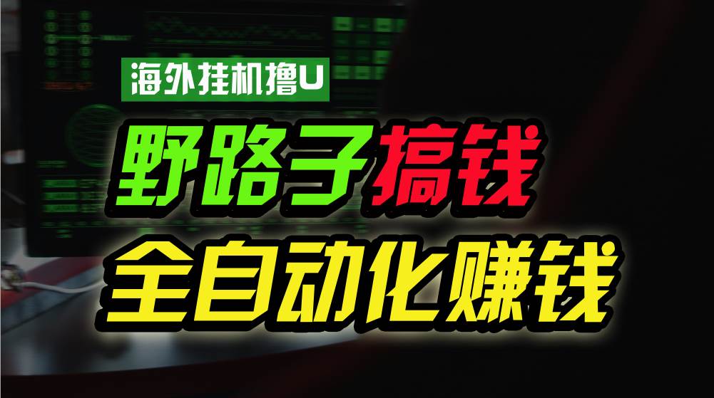 海外掛機擼U新平臺，日賺8-15美元，全程無人值守，可批量放大，工作室內…