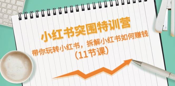小紅書突圍特訓(xùn)營，帶你玩轉(zhuǎn)小紅書，拆解小紅書如何賺錢（11節(jié)課）