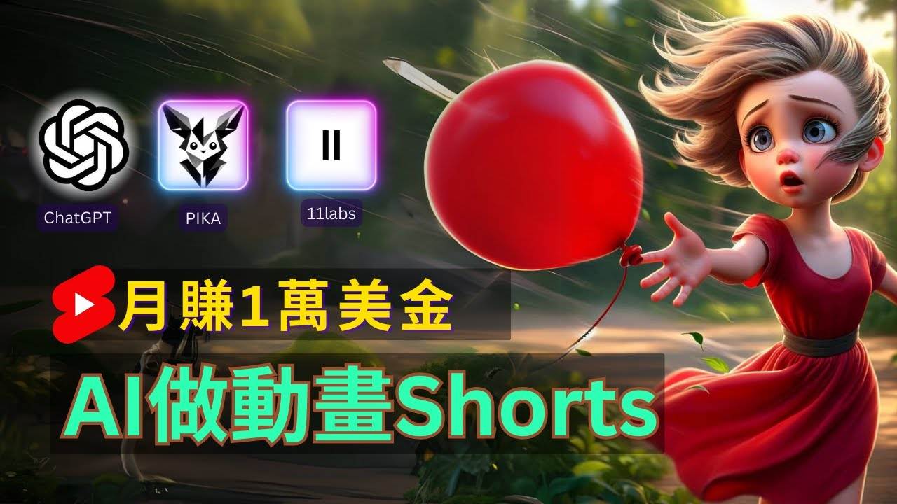 輕松制作皮克斯風(fēng)格人生故事短視頻，免費(fèi)AI助你月入上萬