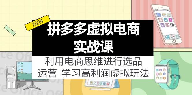 拼多多虛擬電商實戰(zhàn)課：利用電商思維進行選品+運營，學習高利潤虛擬玩法插圖